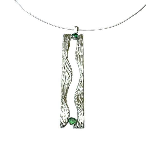 Green Waterfall Pendant - immagine 4